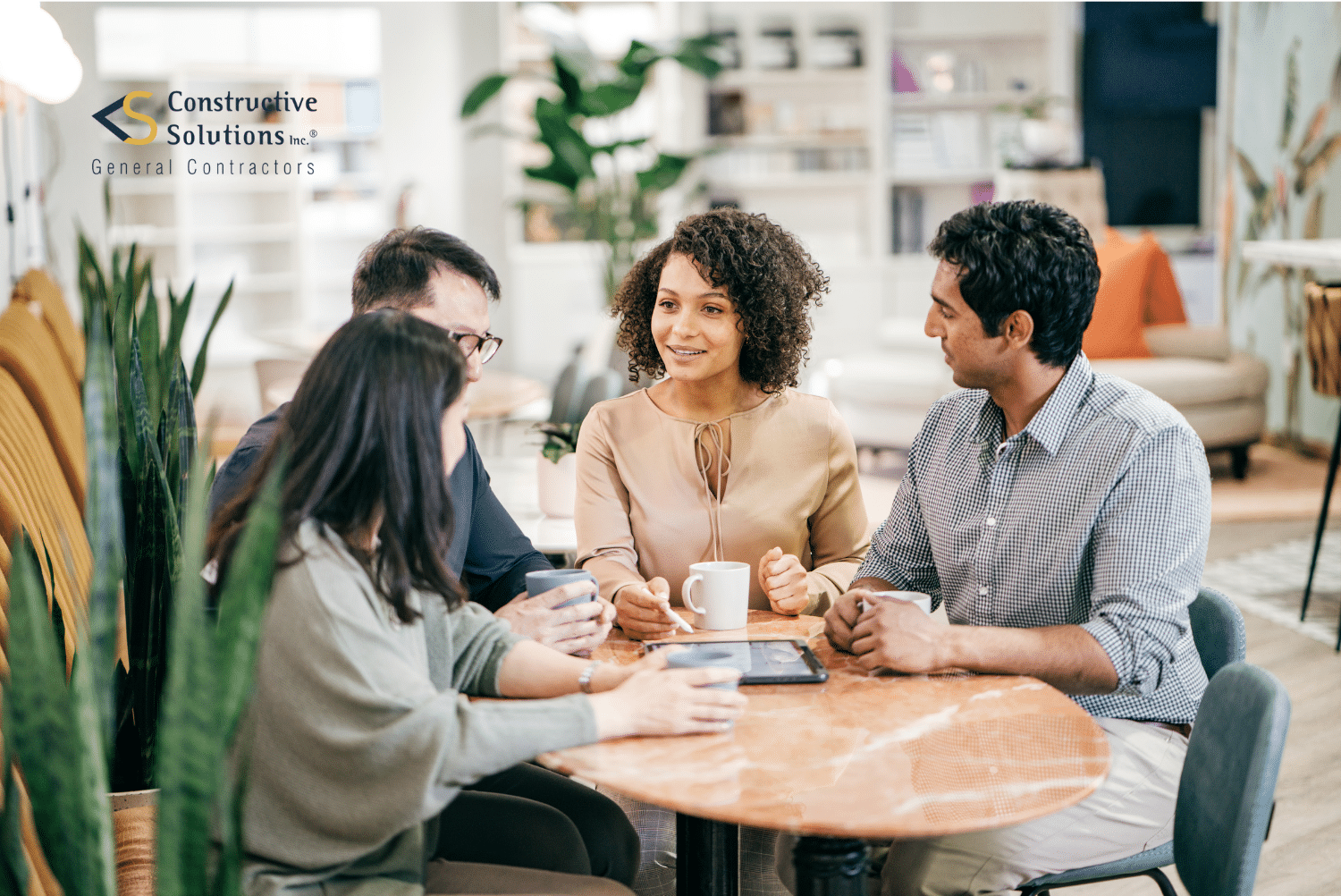 employees in an office